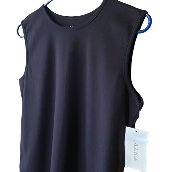 Studio Works Tank Top Crew Neck !00% Cotton - Picture 3 of 5